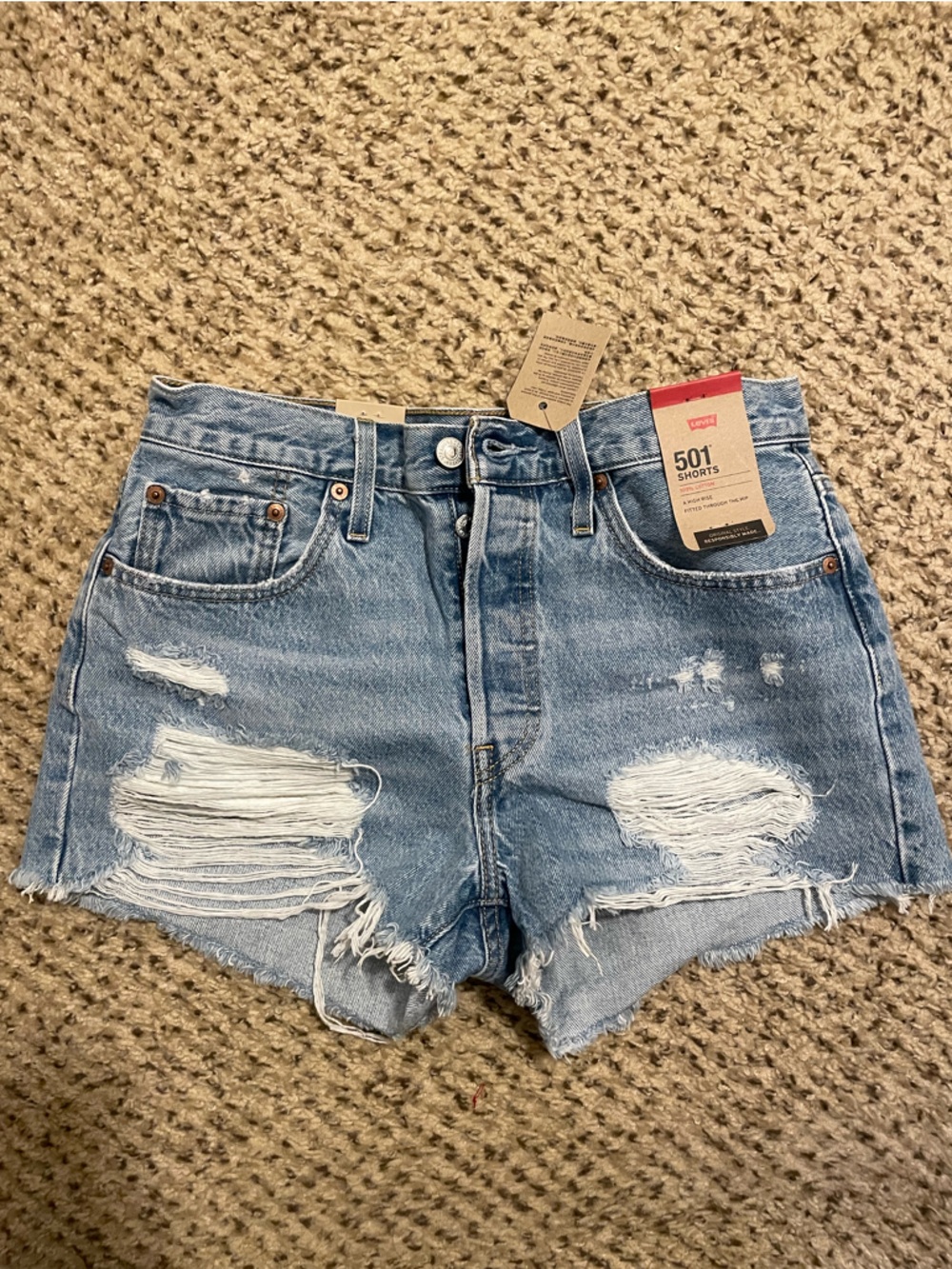 BNWT Levi's 501 Denim Shorts